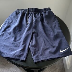 Nike Men's Dark Blue Athletic Shorts